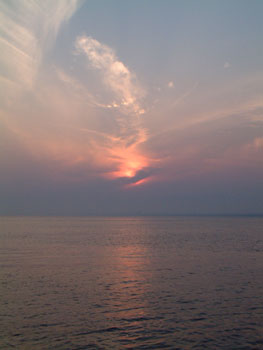 夕暮れ