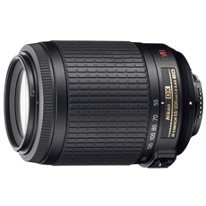製品例2：ニコンAF-S DX VR ズームニッコールED 55-200mm F4-5.6G(IF)