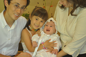 作例4 兄弟で撮るときは上の子の表情をメインに