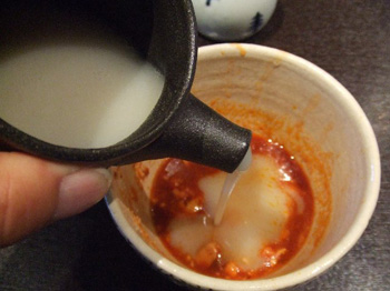 蕎麦湯