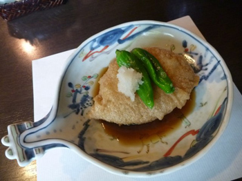 揚げ蕎麦掻き