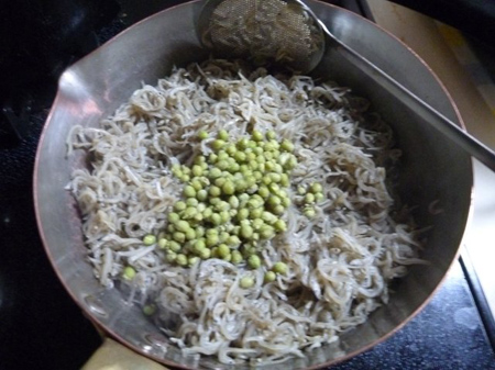 山椒を加え
