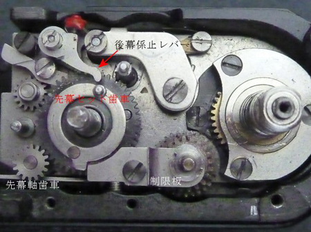 先幕セット歯車