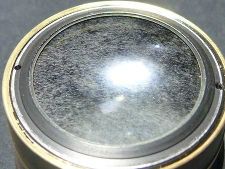 Sonnar 50mm 1.5 潰れた前枠