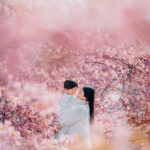桜の時期に親子セルフィーを撮ってみよう｜Maki
