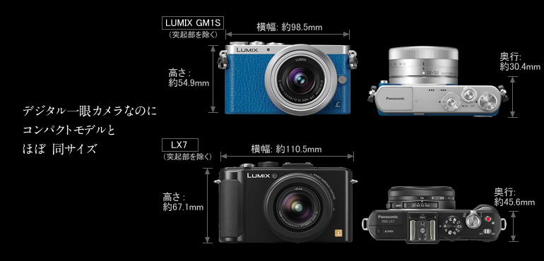 本格一眼機能を凝縮した小型ボディ