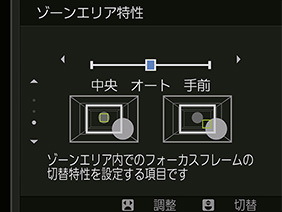 AF-Cを司る3つのパラメータ