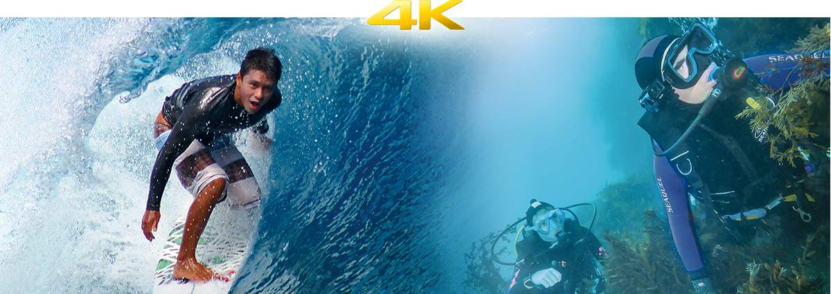 高精細な4K 30p撮影に対応