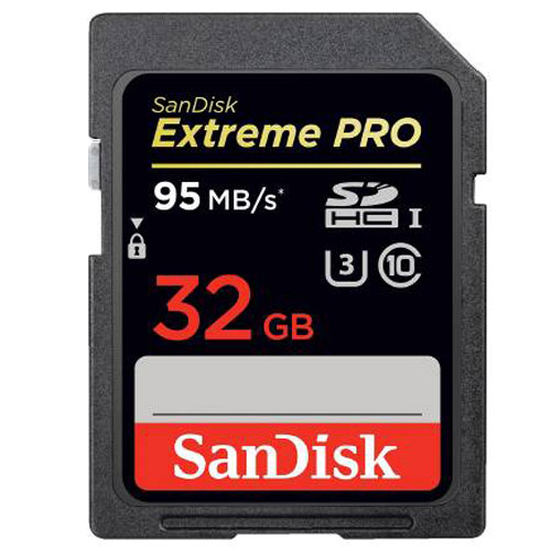 製品写真：サンディスク Extreme PRO UHS Speed Class3 UHS-I対応SDHCカード