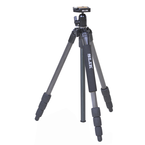 製品写真：スリック E54 ライトカーボン 4段三脚