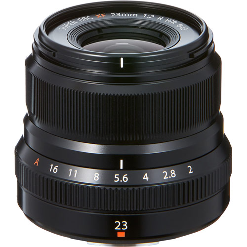 製品写真：富士フイルム XF23mm F2 R WR ブラック