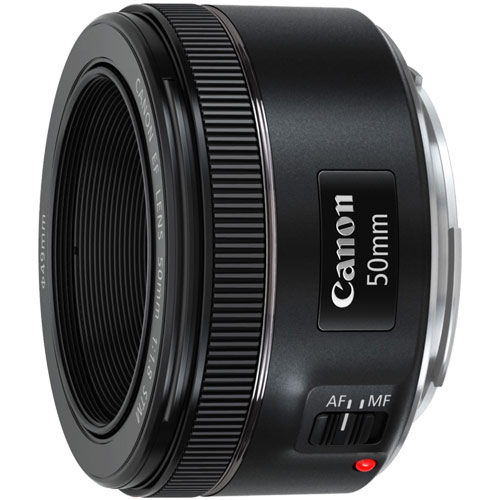 製品写真：キヤノン EF50mm F1.8 STM