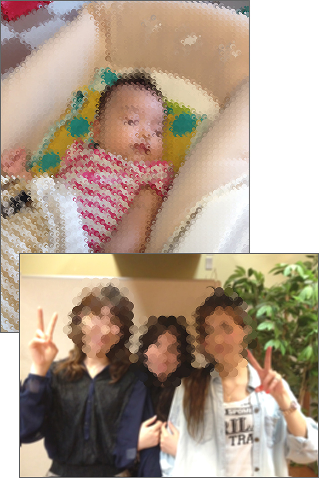 モザイクなのにオシャレな写真ができました!