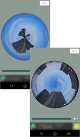 写真が惑星のように加工されました！