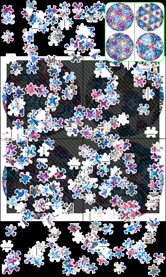 ピースを小さくするとじっくり楽しめるパズルに。