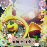 スイーツ素材を使ったかわいいデコ写真ができました!