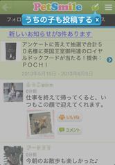 ペットとあなたのプロフィールを登録して、ログイン!