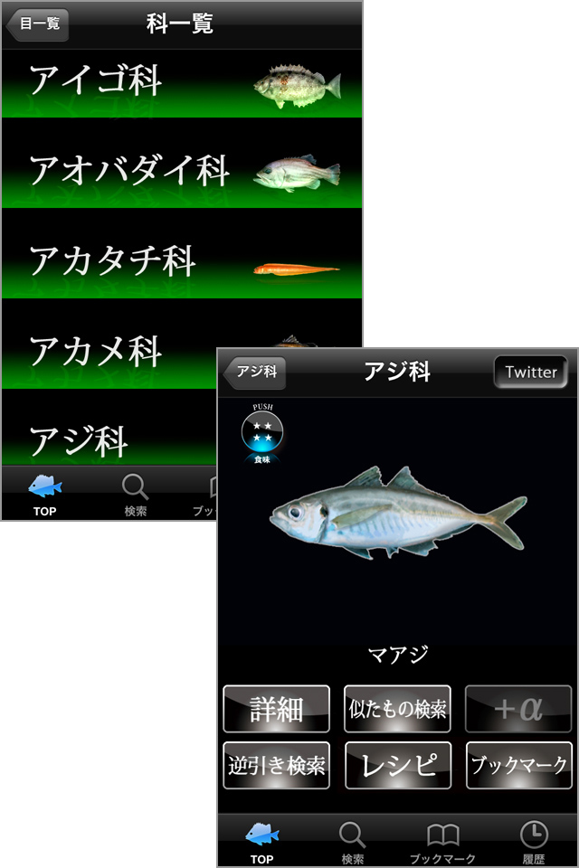 リアルな魚のイラスト付きで分かりやすい!